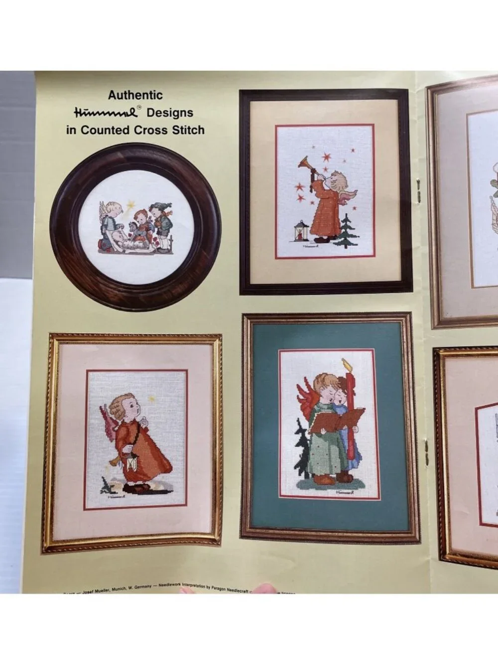 Hummel Designs Counted Cross Stitch Book 2 Paragon Gloria & Pat 1982 - EUC Read